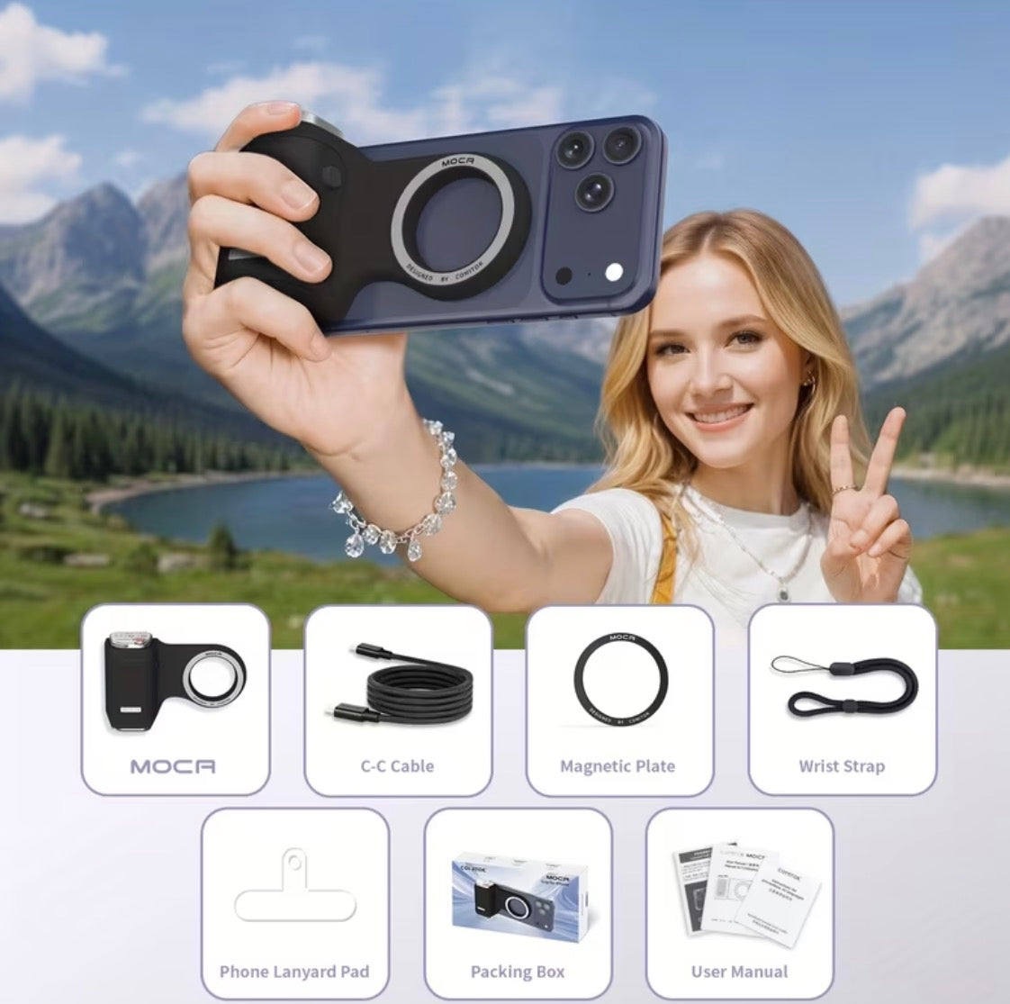 PhotoGrip Pro - soporte magnético