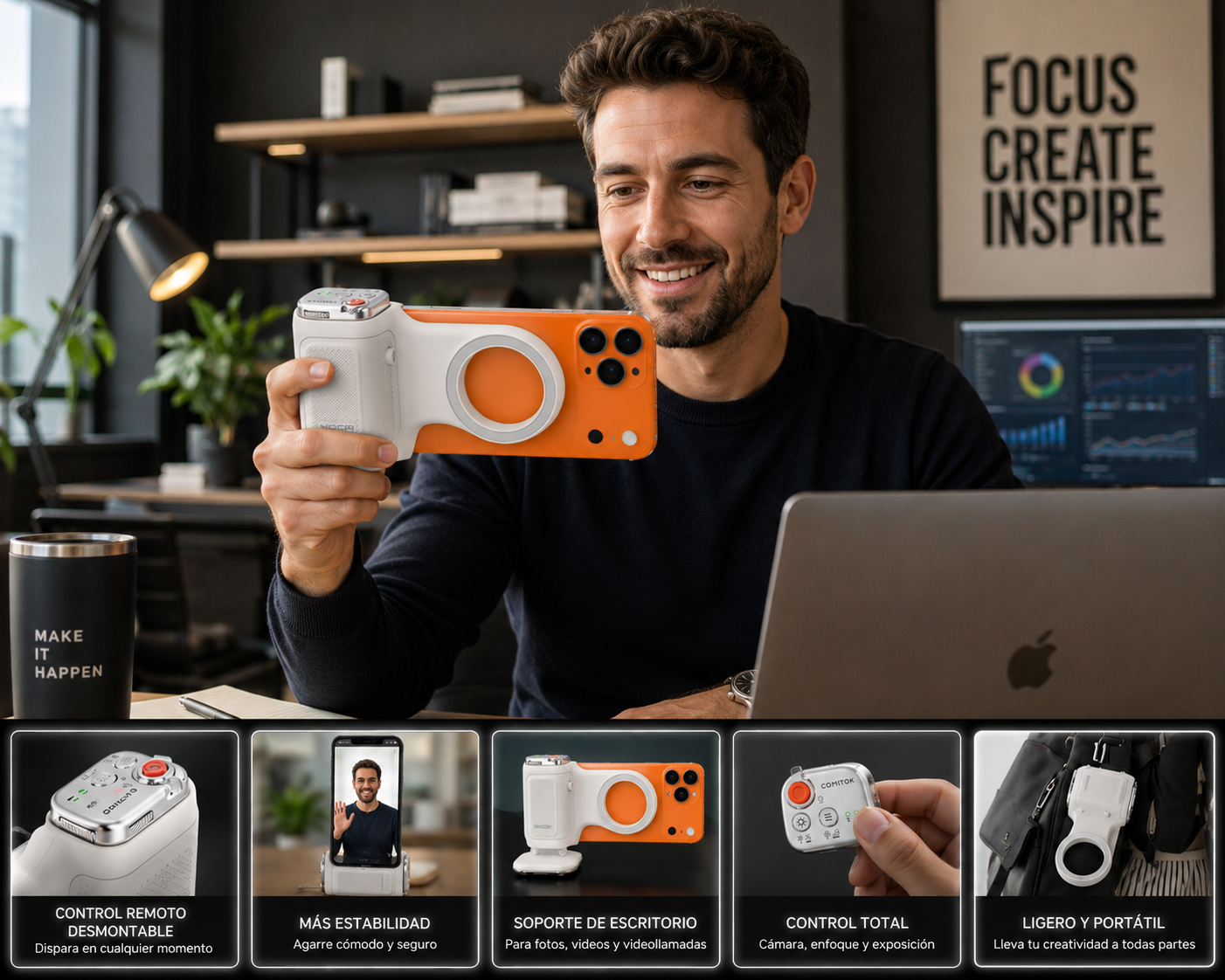 PhotoGrip Pro - soporte magnético