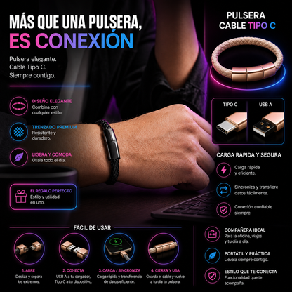 Brazalete GlamCharge tipo C