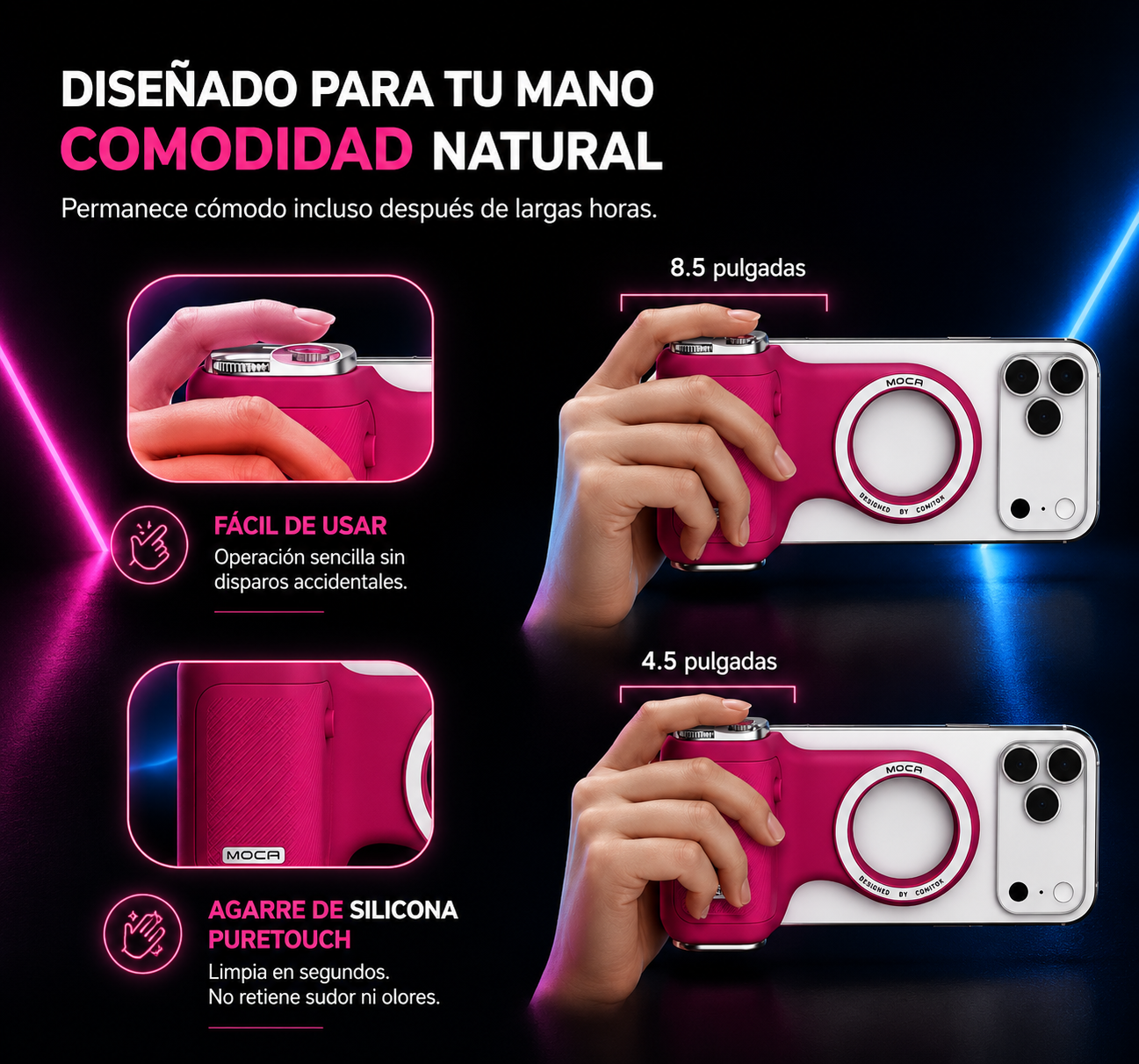 PhotoGrip Pro - soporte magnético