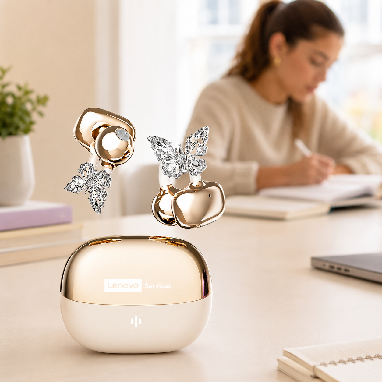 Audífonos Glam Pearl clip on