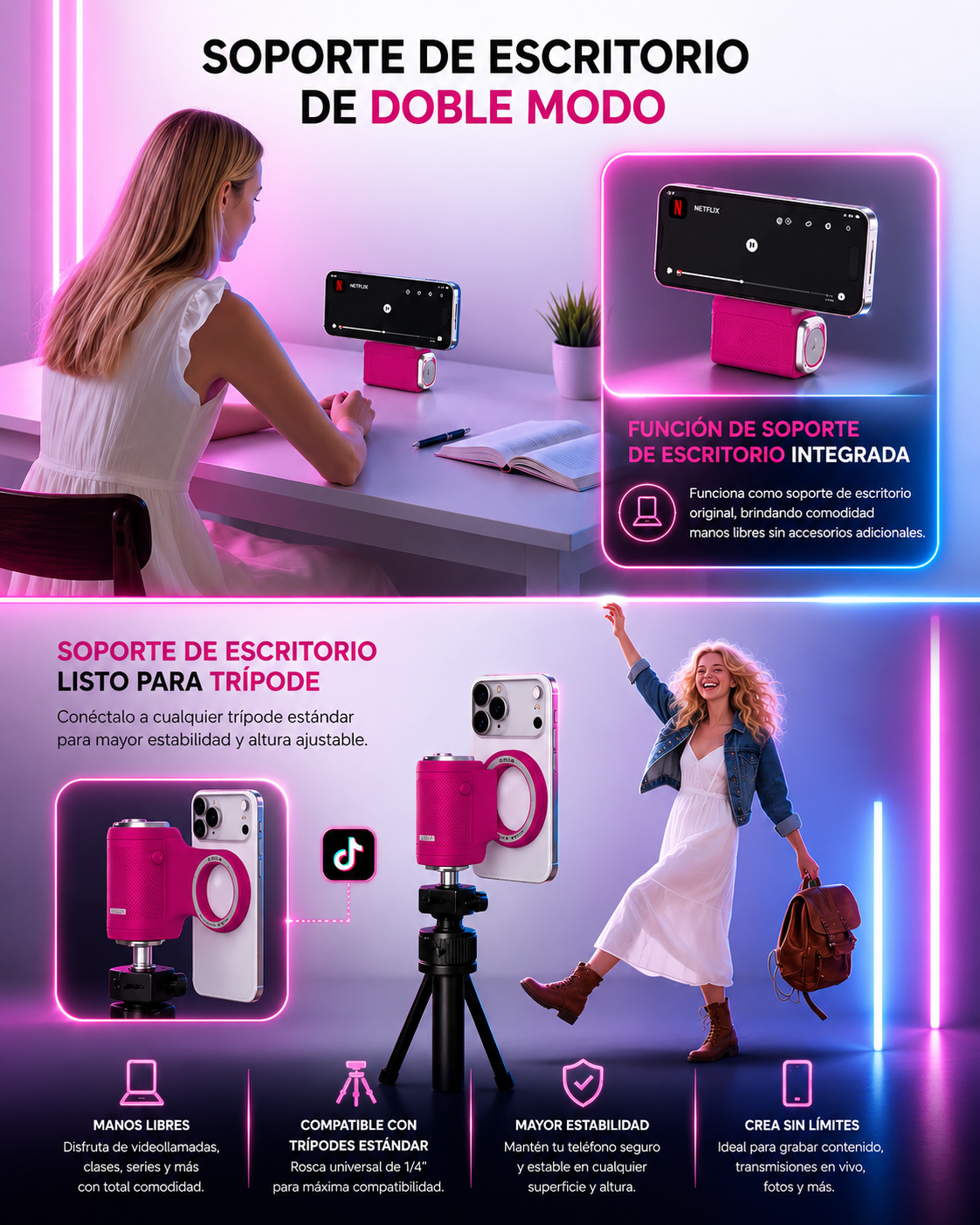 PhotoGrip Pro - soporte magnético