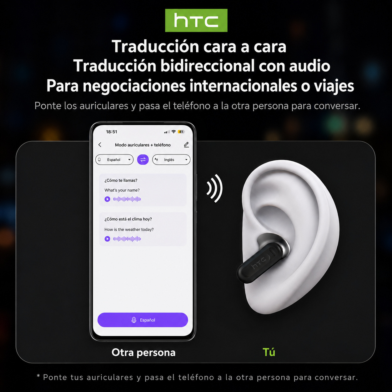 Audífonos Traductores Inteligentes