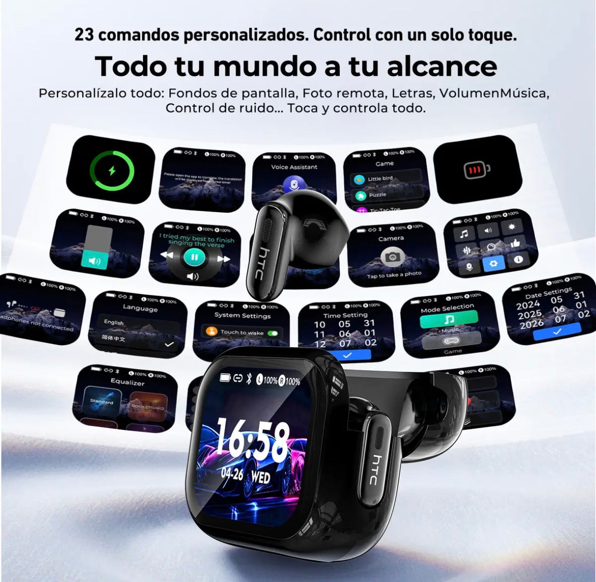 Audífonos HTC traductores inalámbricos