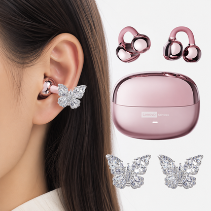 Audífonos Glam Butterfly clip on