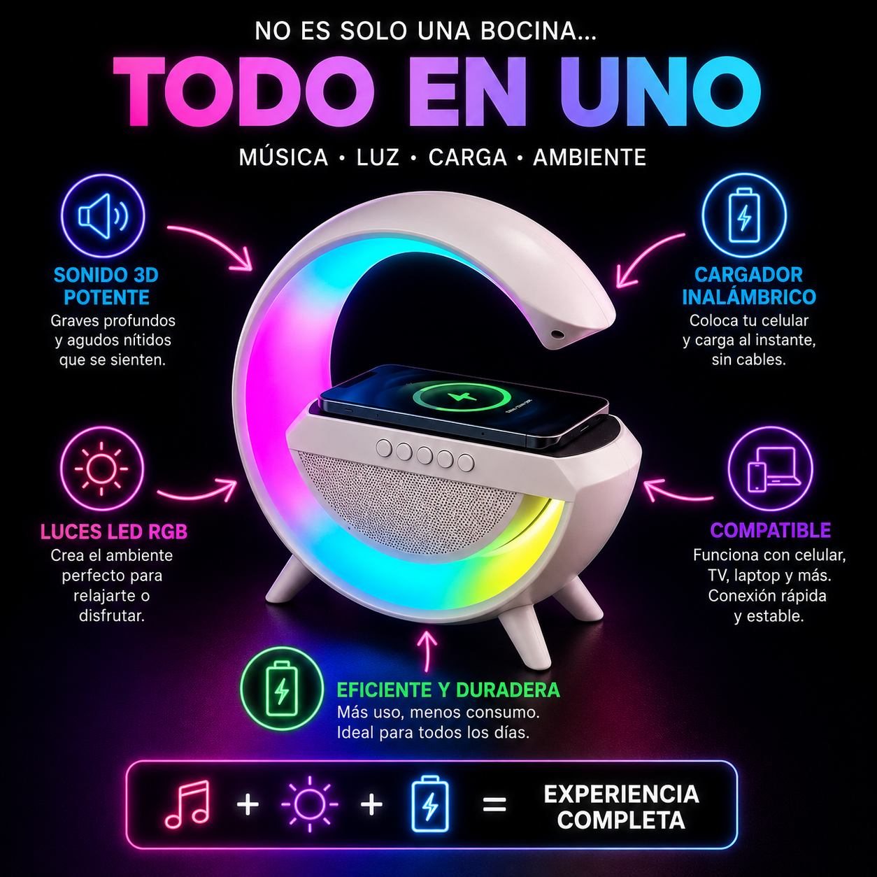 Lumina Speaker-cargador