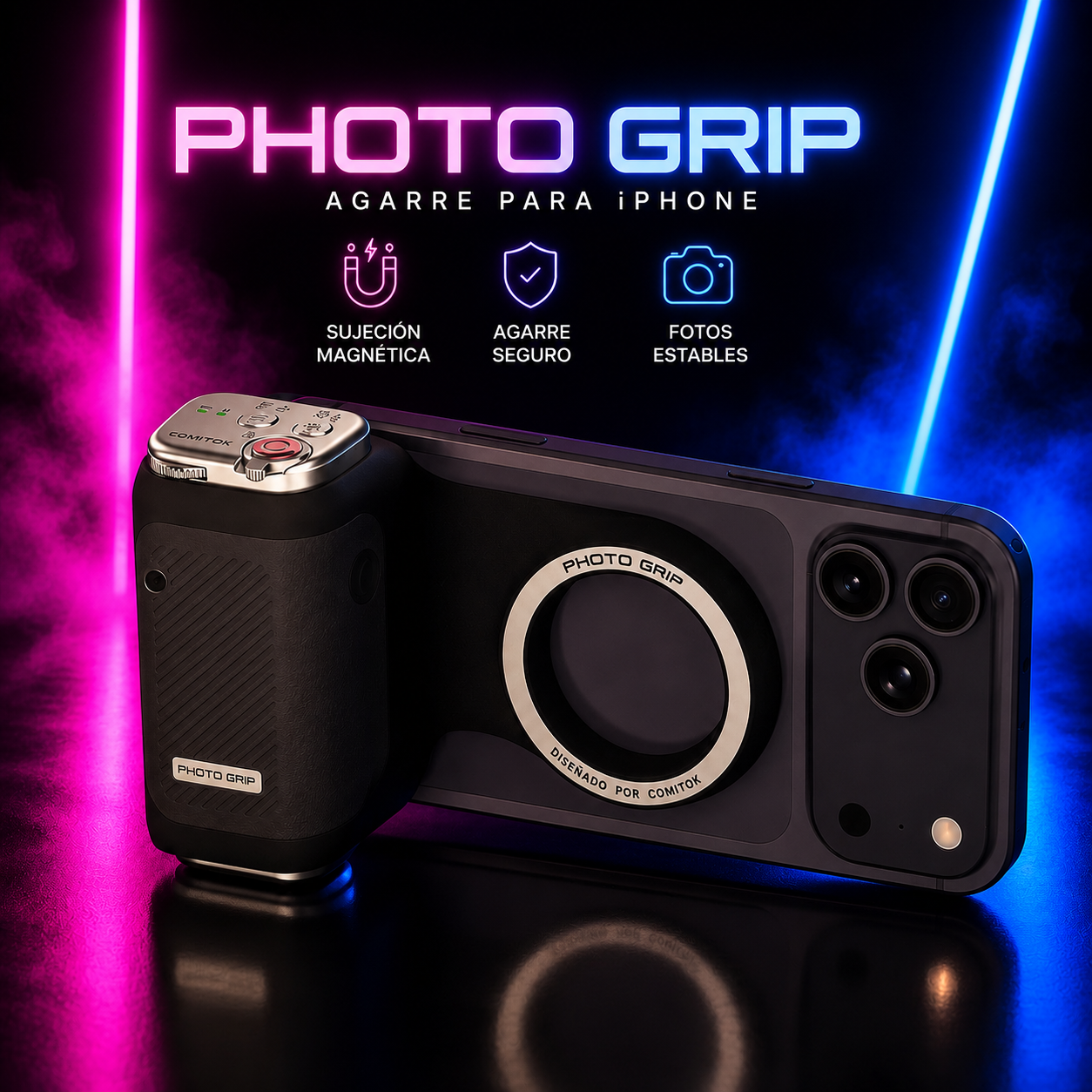 PhotoGrip Pro - soporte magnético
