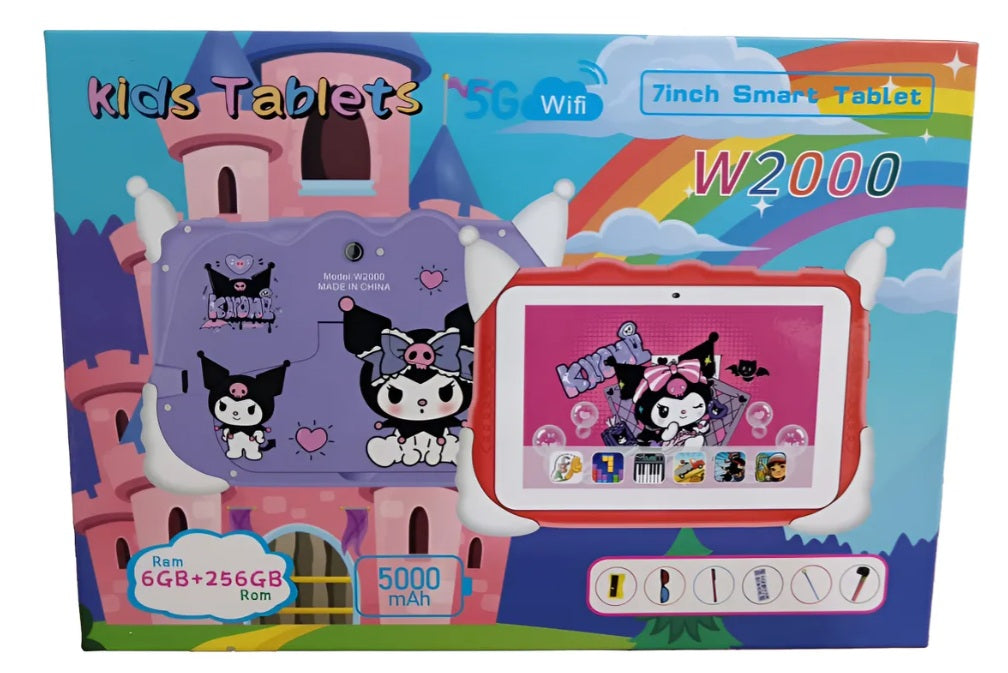Tablet Para Niñas Kuromi 6GB+ 256GB 7 Pulgadas