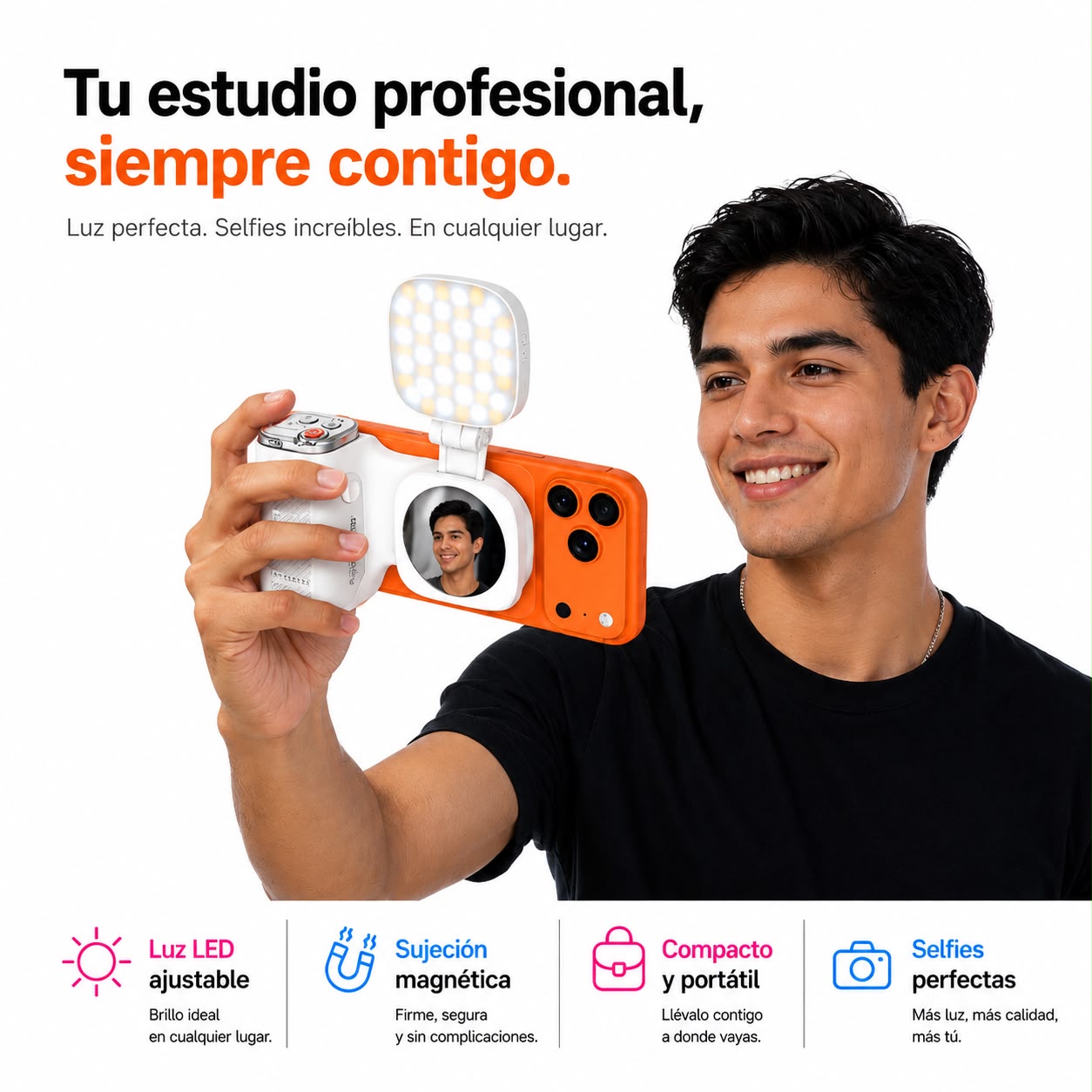 Photo Grip Luz selfie