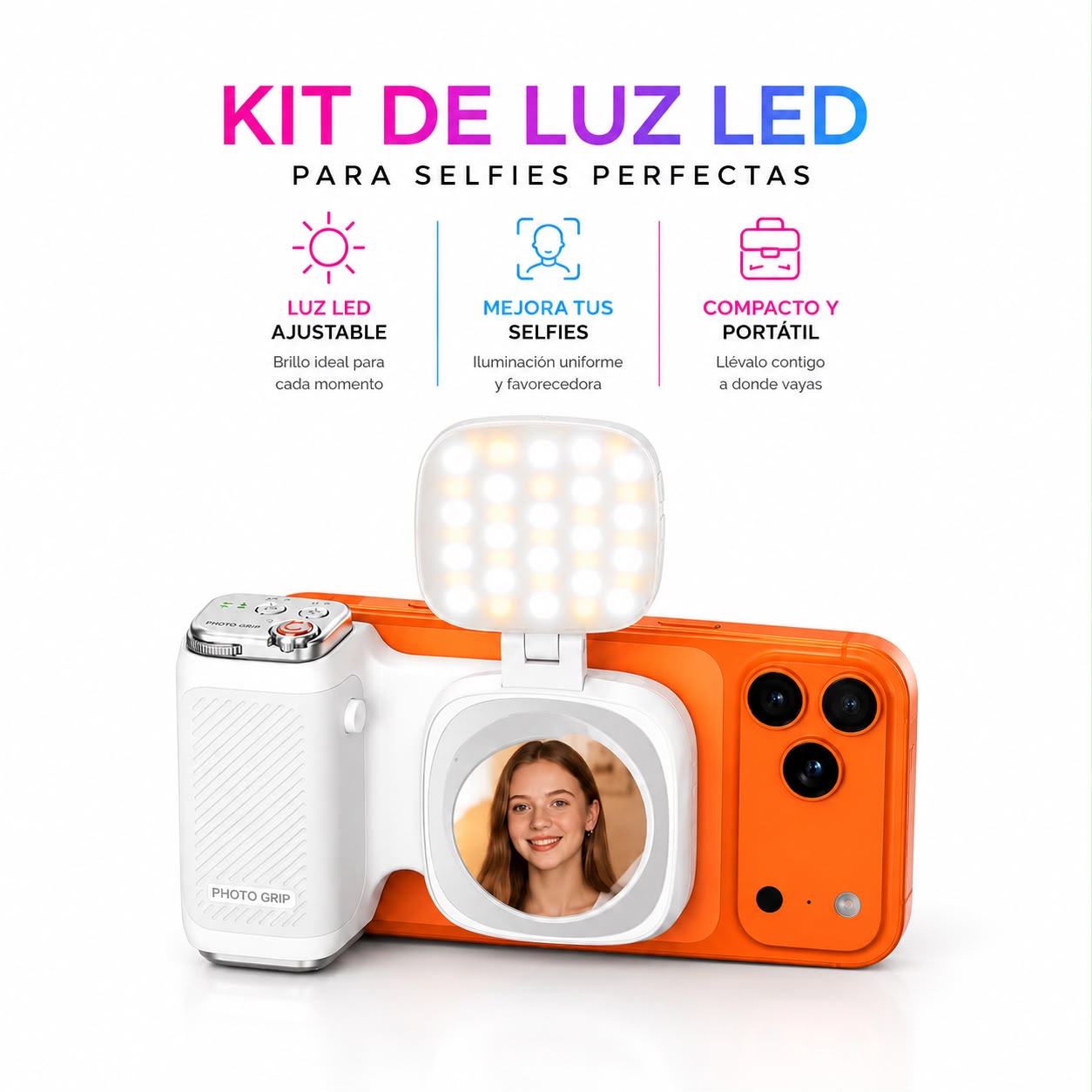 Photo Grip Luz selfie
